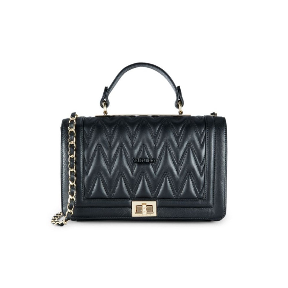 Valentino by Mario Valentino Alice Chevron-Quilted Leather Crossbody Bag